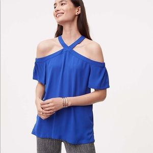 NWT Loft cold shoulder blouse